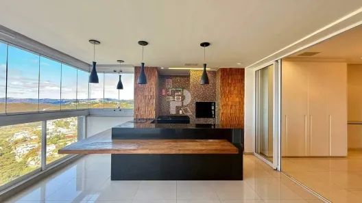 Apartamento com 3 Quartos para alugar, 220m² no Vila da Serra, Nova Lima