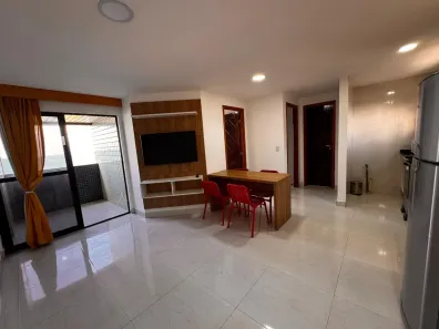Apartamento com 2 Quartos para alugar, 54m² no Ponta Negra, Natal