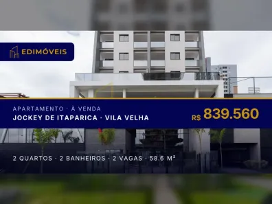 Apartamento com 2 Quartos à venda, 58m² no Jockey de Itaparica, Vila Velha