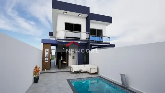 Sobrado com 3 Quartos à venda, 90m² no Jardim Porto Novo, Caraguatatuba