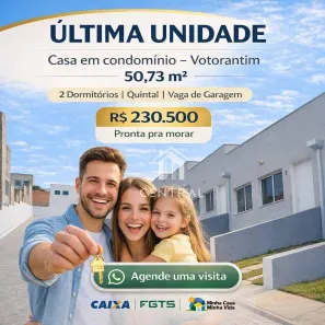 Casa com 2 Quartos à venda, 51m² no Jardim Maria Lúcia, Votorantim