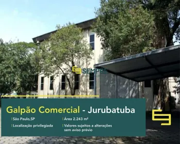 Galpão/Depósito/Armazém à venda, 2243m² no Jurubatuba, São Paulo