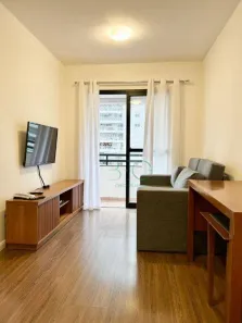 Apartamento com 2 Quartos para alugar, 43m² no Cidade Monções, São Paulo