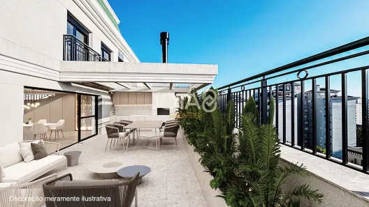 Cobertura com 3 Quartos à venda, 203m² no Alto da Glória, Curitiba