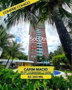Apartamento com 2 Quartos à venda, 56m² no Capim Macio, Natal