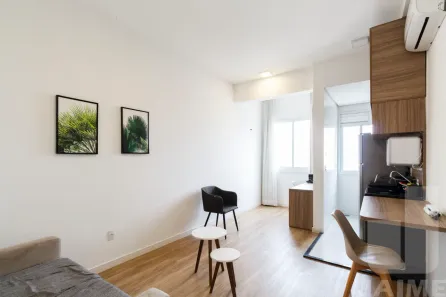 Apartamento com 1 Quarto para alugar, 30m² no Santa Cecília, São Paulo