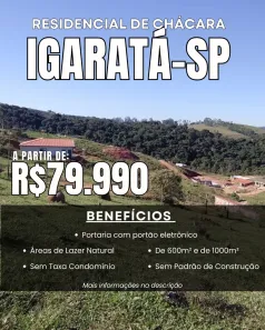 Lote/Terreno à venda, 600m² no Centro, Igaratá
