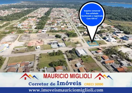 Lote/Terreno à venda, 450m² no Praia do Ervino, São Francisco do Sul