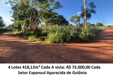 Lote/Terreno à venda, 418m² no Expansul, Aparecida de Goiânia