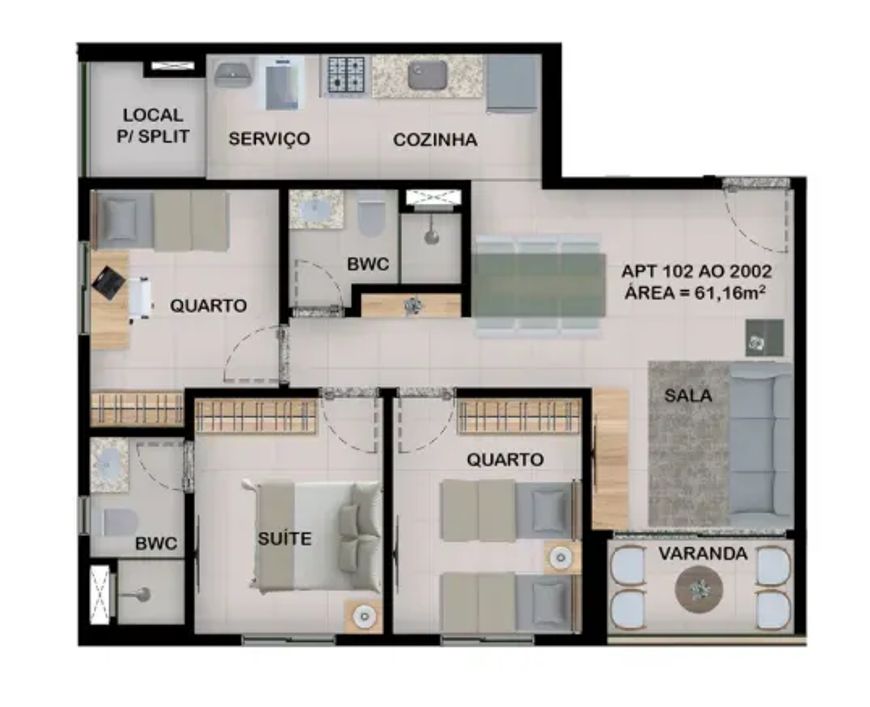 JOCKEY CLUB RESIDENCE no Zumbi, Recife