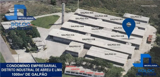 Galpão/Depósito/Armazém para alugar, 600m² no Distrito Industrial, Abreu e Lima