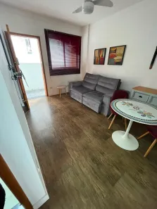 Apartamento com 1 Quarto para alugar, 43m² no Gonzaga, Santos