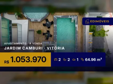 Apartamento com 2 Quartos à venda, 64m² no Jardim Camburi, Vitória