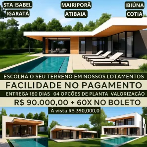 Fazenda/Sítio com 3 Quartos à venda, 600m² no Águas de Igaratá, Igaratá