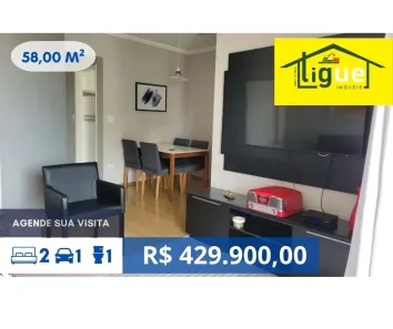 Apartamento com 2 Quartos à venda, 58m² no Jardim Ester, São Paulo
