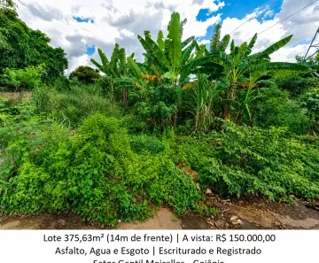 Lote/Terreno à venda, 375m² no Setor Gentil Meireles, Goiânia