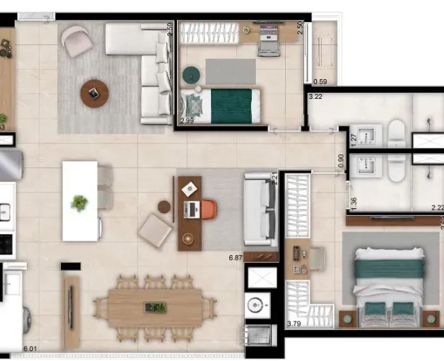 THINK TANABI - APARTAMENTOS no Água Branca, São Paulo