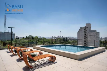 Apartamento com 1 Quarto para venda ou aluguel, 27m² no Pinheiros, São Paulo