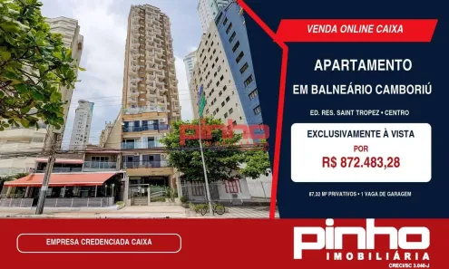 Apartamento com 2 Quartos à venda, 87m² no Centro, Balneário Camboriú