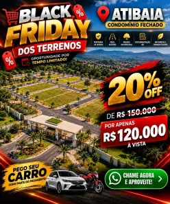 Lote/Terreno à venda, 500m² no Centro, Atibaia