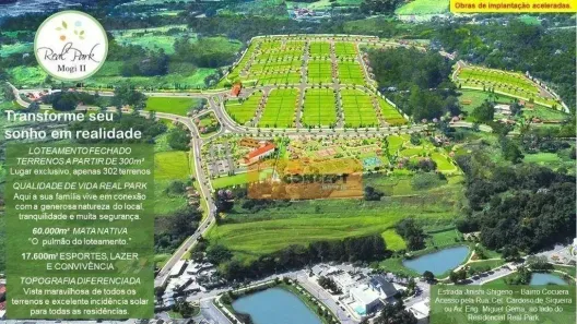 Lote/Terreno à venda, 375m² no Vila Caputera, Mogi das Cruzes