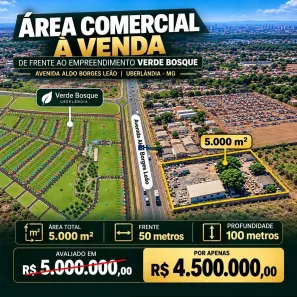 Lote/Terreno à venda, 5000m² no Jardim Canaã, Uberlândia