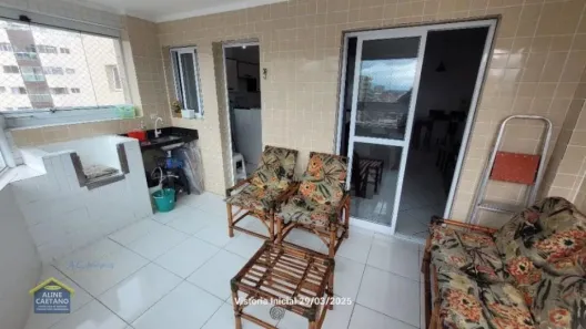 Apartamento com 2 Quartos para venda ou aluguel, 83m² no Tupi, Praia Grande