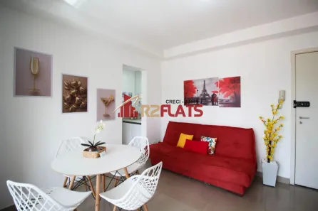 Flat com 1 Quarto para alugar, 40m² no Vila Olímpia, São Paulo