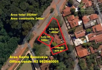 Lote/Terreno à venda, 2525m² no Santa Genoveva, Goiânia