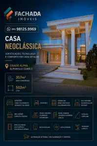 Casa de Condomínio com 4 Quartos à venda, 357m² no Cidade Alpha, Eusébio