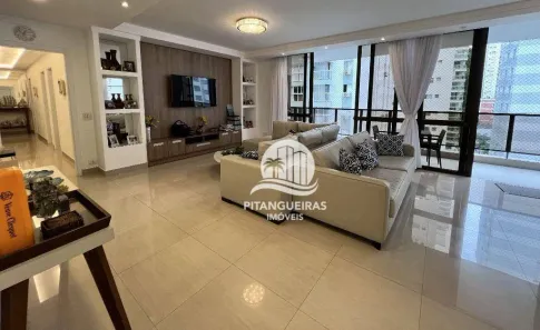 Apartamento com 5 Quartos para alugar, 213m² no Pitangueiras, Guarujá