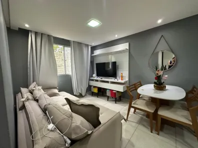 Apartamento com 2 Quartos para alugar, 40m² no Industrial, Camaçari