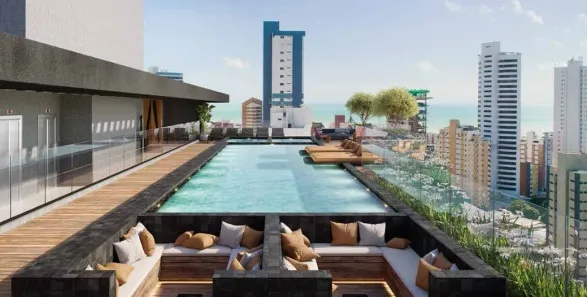 Flat com 1 Quarto à venda, 25m² no Tambaú, João Pessoa