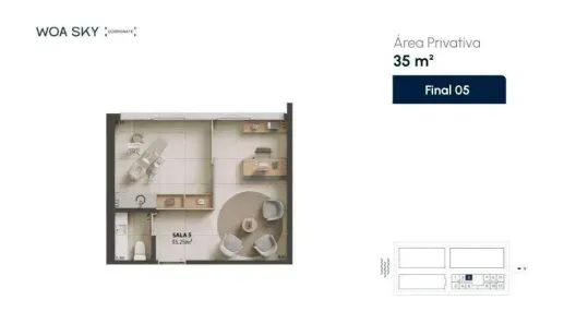 Sala Comercial à venda, 35m² no Campinas, São José