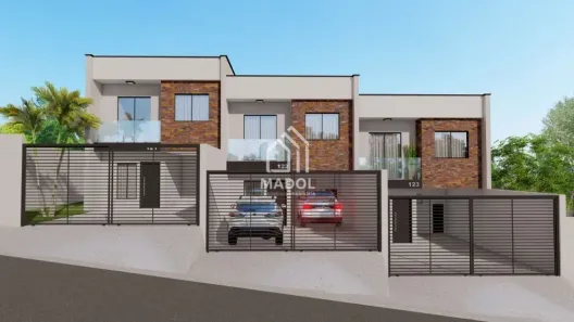 Sobrado com 3 Quartos à venda, 96m² no Jardim Carvalho, Ponta Grossa