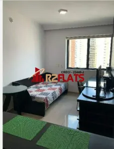 Flat com 1 Quarto para alugar, 28m² no Indianópolis, São Paulo