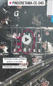 Lote/Terreno à venda, 2100m² no , Pindoretama