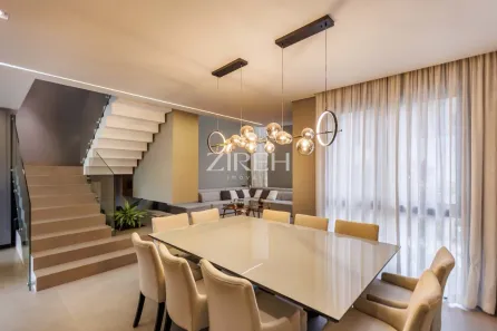 Casa de Condomínio com 4 Quartos à venda, 229m² no Ahú, Curitiba