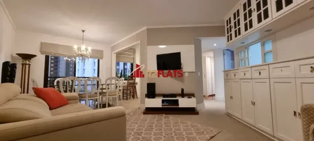 Flat com 3 Quartos para alugar, 120m² no Indianópolis, São Paulo