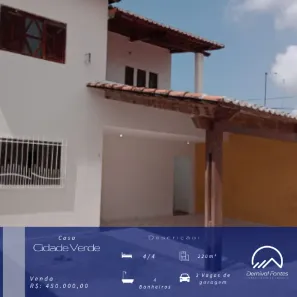 Casa com 4 Quartos à venda, 220m² no Nova Parnamirim, Parnamirim