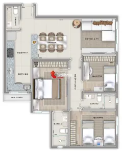 Apartamento com 3 Quartos à venda, 78m² no Sagrada Família, Belo Horizonte