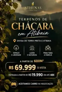 Lote/Terreno à venda, 600m² no Vila Santa Helena, Atibaia