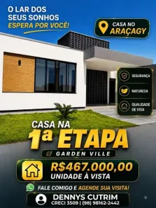 Casa de Condomínio com 3 Quartos à venda, 77m² no Mata, São José de Ribamar