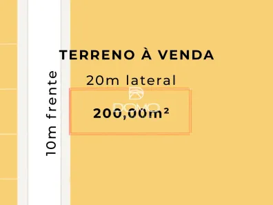 Lote/Terreno à venda, 200m² no Vista Linda, Cascavel