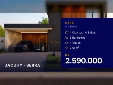 Casa com 4 Quartos à venda, 270m² no Jacuhy, Serra