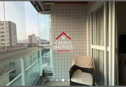 Apartamento com 2 Quartos à venda, 92m² no Embaré, Santos