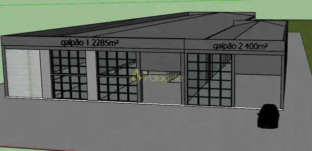 para alugar, 2285m² no Maria Áurea, Pindamonhangaba