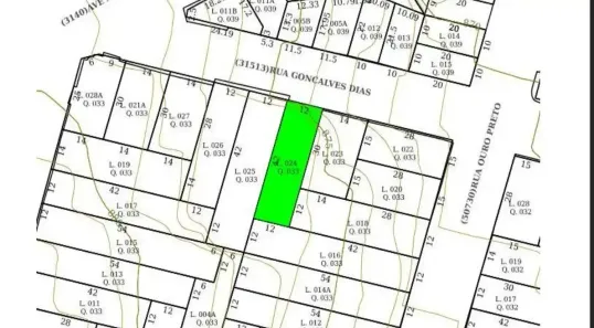 Lote/Terreno à venda, 504m² no Santo Agostinho, Belo Horizonte