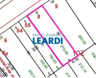 Lote/Terreno à venda, 270m² no Vila Scarpelli, Santo André