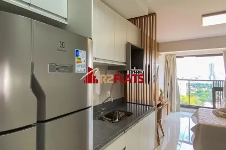 Flat com 1 Quarto para alugar, 25m² no Santo Amaro, São Paulo